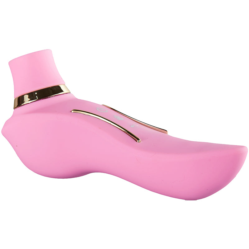 Vibrateur rabbit rose avec ventouse